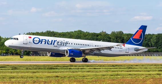 Onur Air и Coral travel полетят в Анталью