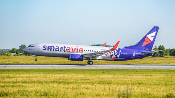 Smartavia: открыта продажа билетов в Симферополь